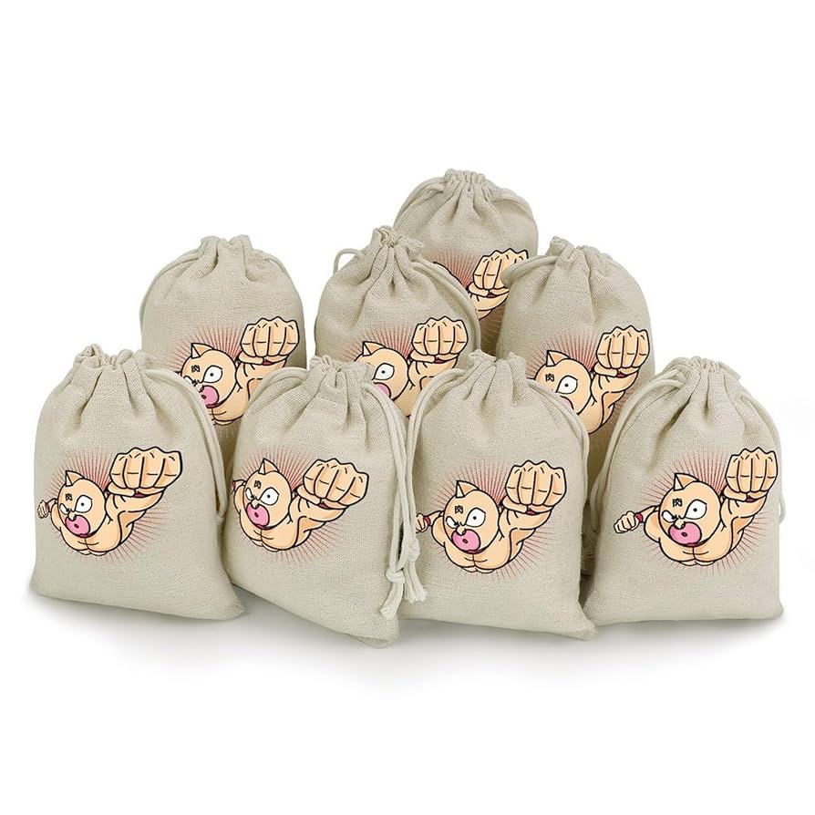 ちっちゃな巾着 サシェ M ／詰替タイプ【猫と綿毛】 ちっちゃな巾着 サシェ M ／詰替タイプ【猫と綿毛】